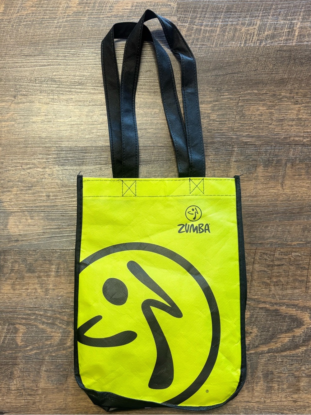 Zumba Lime Green Logo Tote Bag